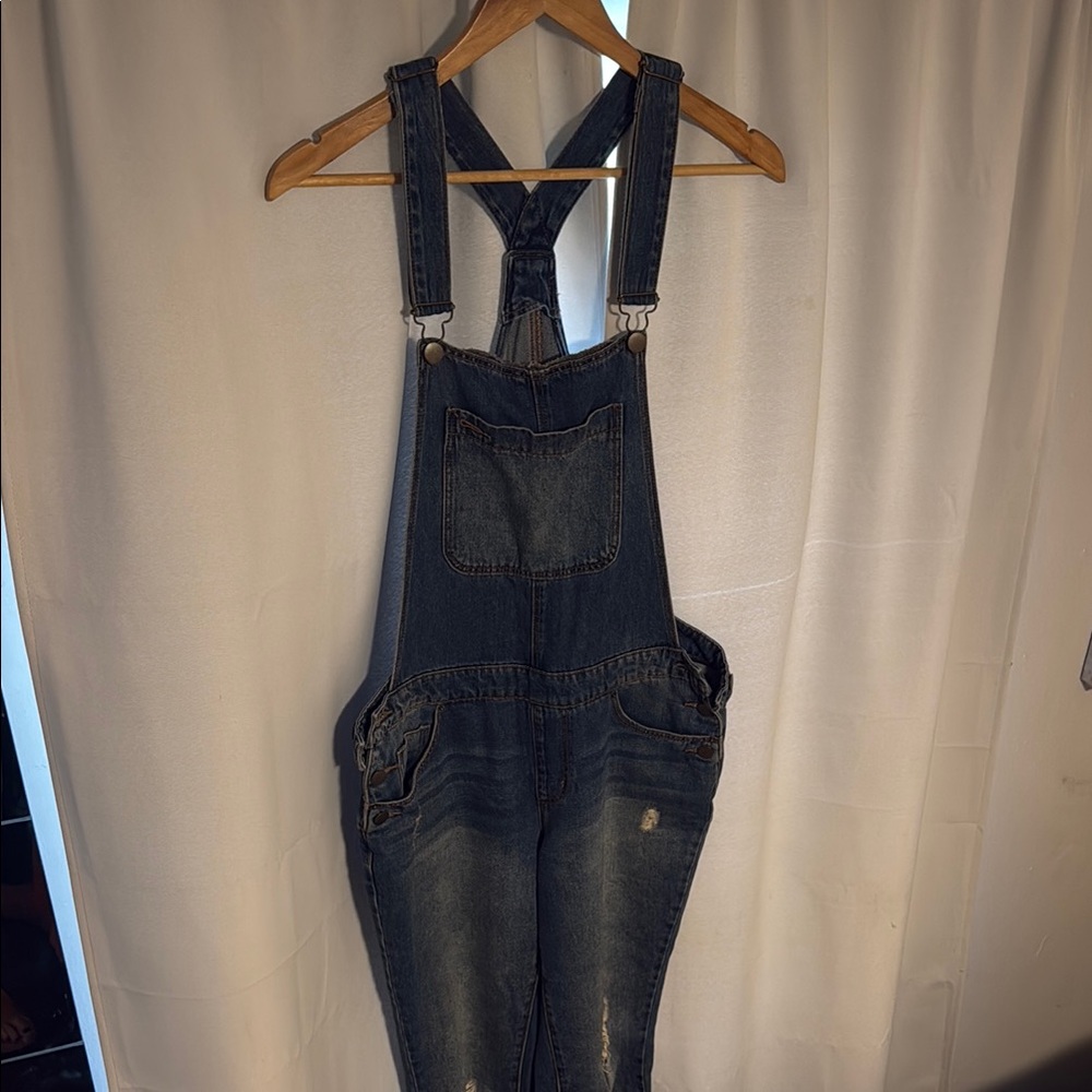 Blue Denim Overalls